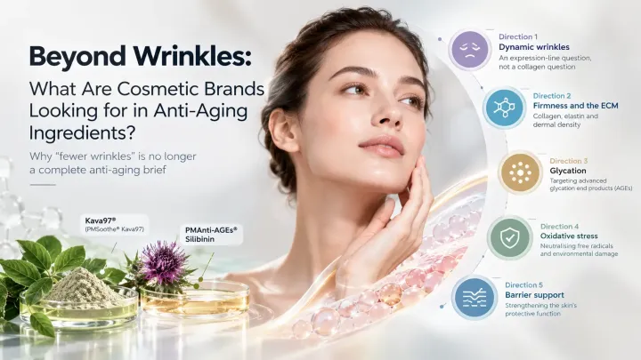 Beyond Wrinkles: What Are Cosmetic Brands Looking for in Anti-Aging Ingredients?