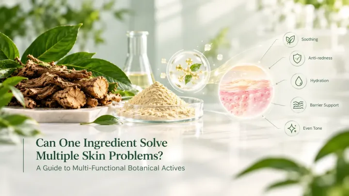 Can One Ingredient Solve Multiple Skin Problems? A Guide to Multi-Functional Botanical Actives
